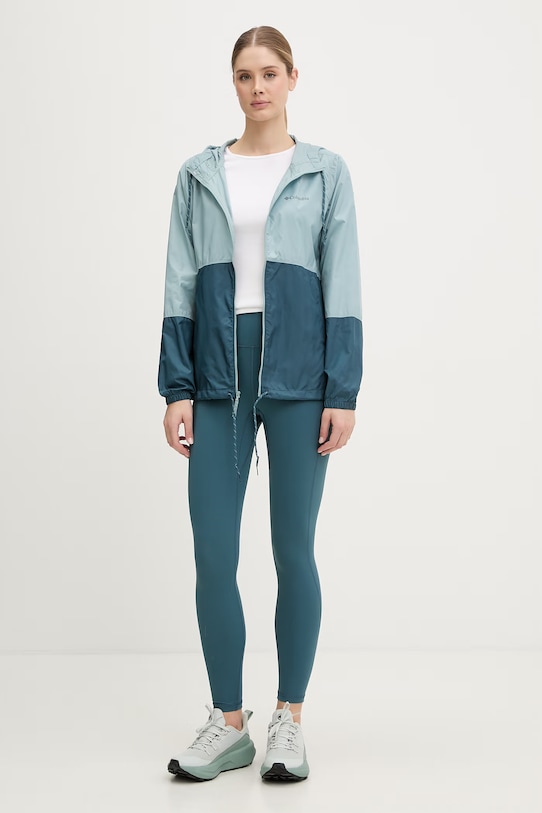 Columbia Flash Forward II Windbreaker 2116531 turkusowy SS26