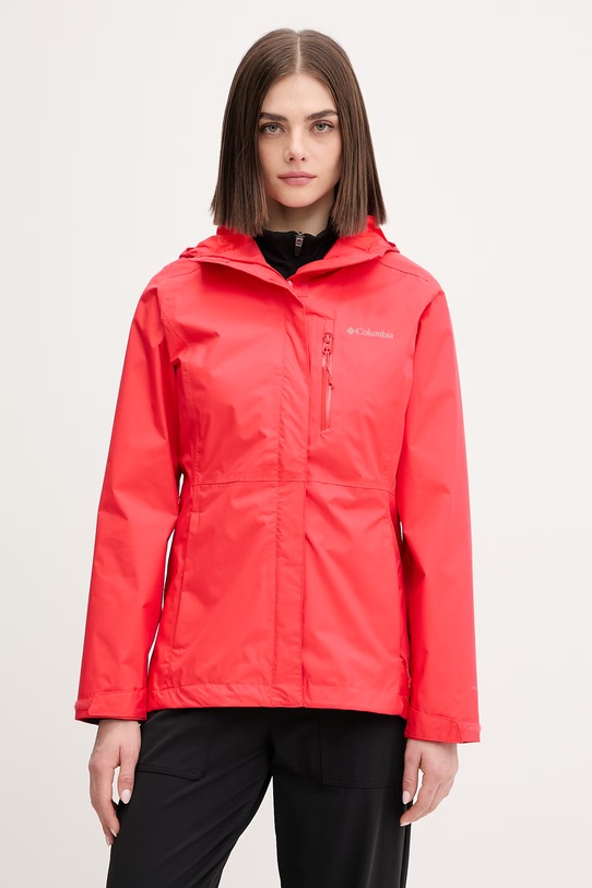 Outdoor jakna Columbia Pouring Adventure crvena 2117191