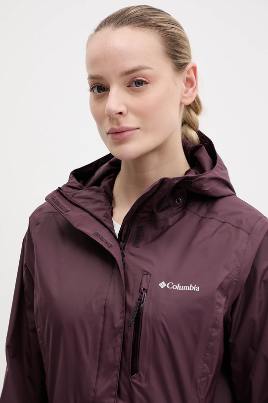Outdoor jakna Columbia Pouring Adventure ljubičasta 2117191
