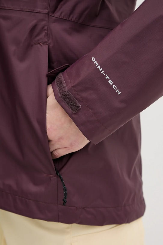 Outdoor jakna Columbia Pouring Adventure 2117191 ljubičasta