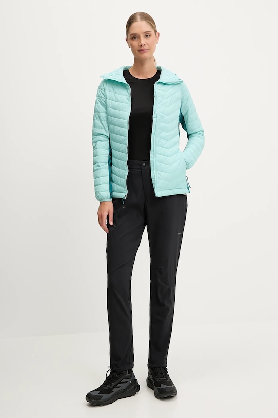 Sportovní bunda Columbia Powder Pass II 2126122 tyrkysová SS25