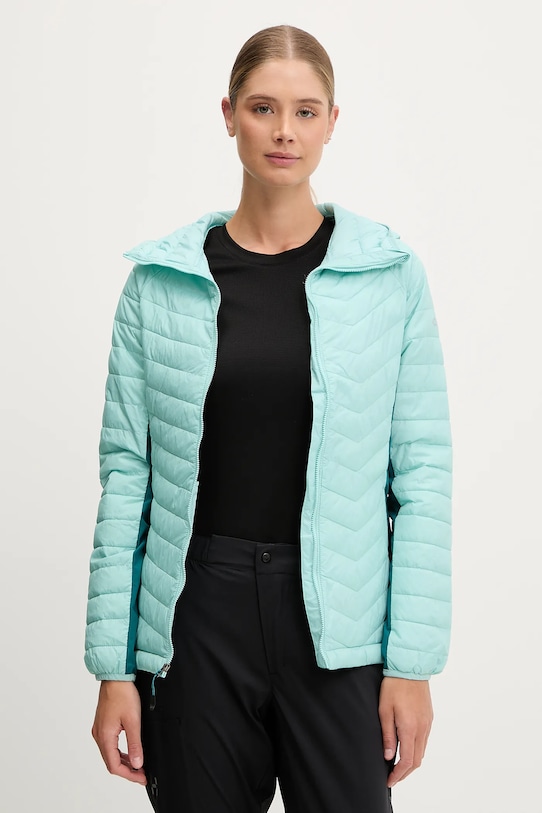 Sportovní bunda Columbia Powder Pass II tyrkysová 2126122