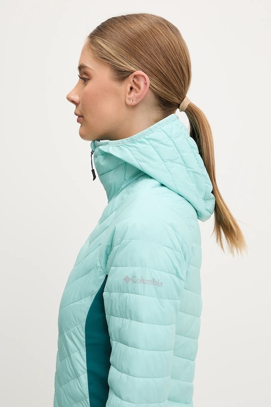 Sportovní bunda Columbia Powder Pass II 2126122 tyrkysová