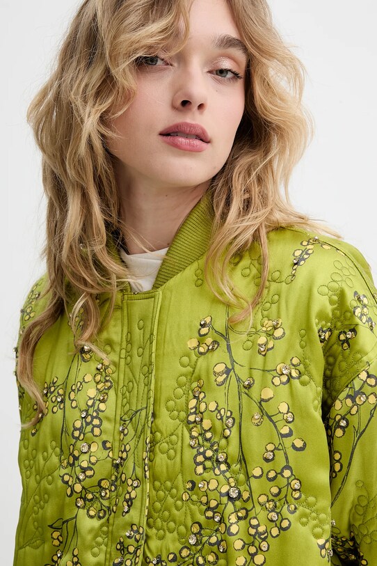 Stine Goya geacă bomber SG.SS25.J035.2352 verde