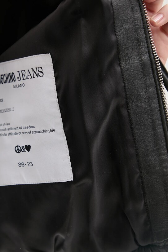Moschino Jeans bőrdzseki 3707.3216