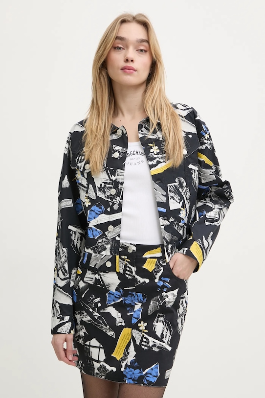 Moschino Jeans giacca camicia senza nero 0611.3241