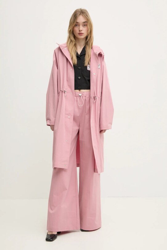 Moschino Jeans parka 0609.3224 rózsaszín SS25