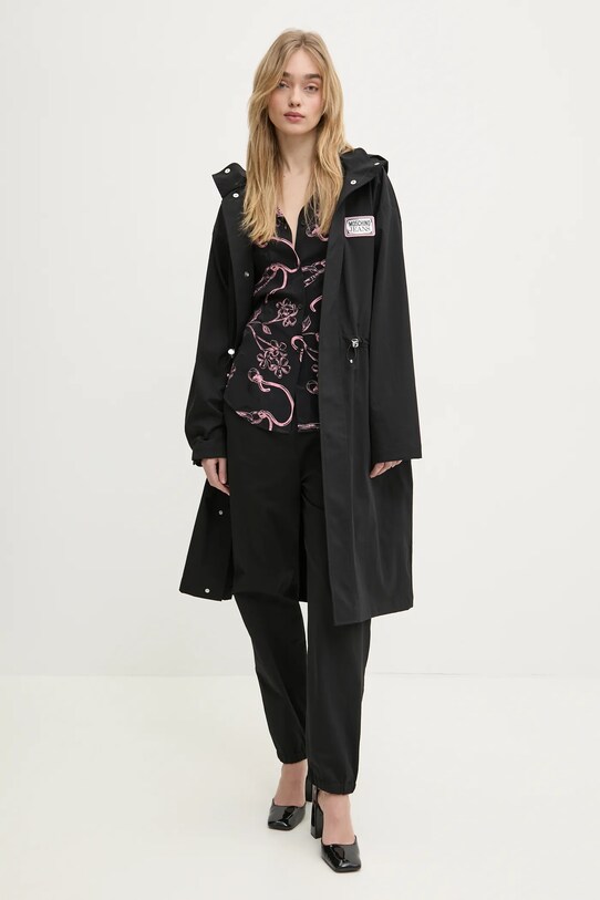 Moschino Jeans parka 0609.3224 fekete SS25