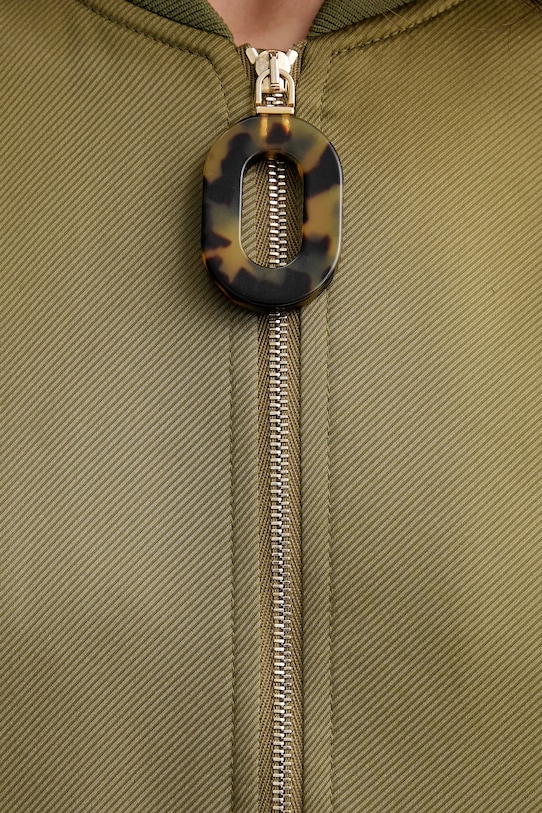 Куртка-бомбер Simona Corsellini P25CPGB001 зелёный