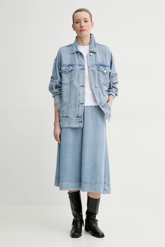 Gestuz giacca di jeans 10909935 blu SS25