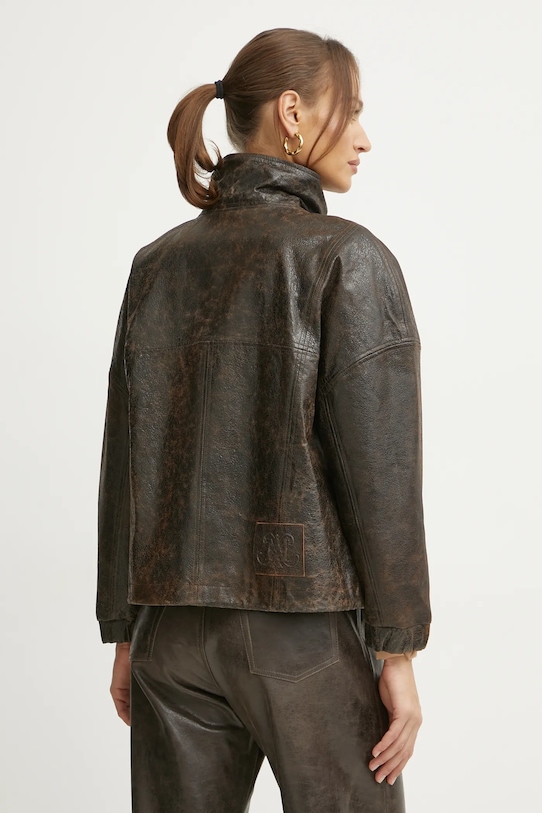 Oblečení Kožená bunda MAX&Co. 2516441021200 hnědá