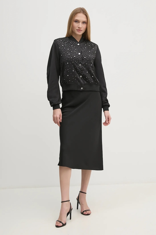 Куртка Dkny P4JJZXIZ чорний SS25