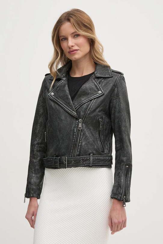 Dkny geaca ramones cu captuseala gri DJ4J6062