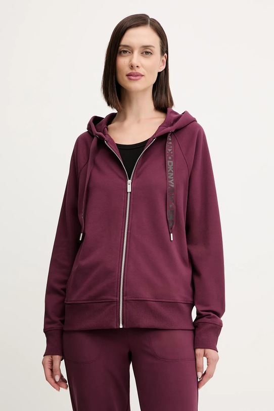 Dkny bluza bordowy DP5J9510