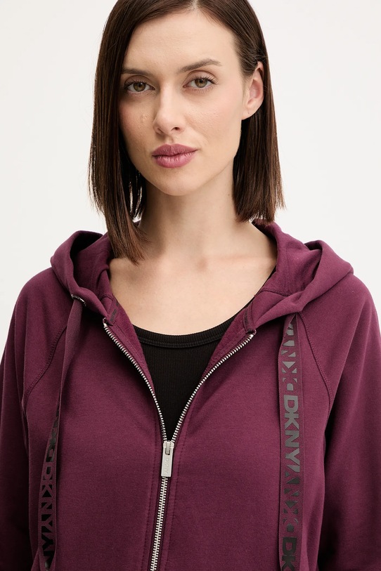 Dkny bluza bordowy DP5J9510