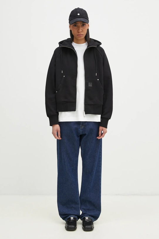 Dukserica Carhartt WIP Hooded Eldon Jacket crna I034374.89XX