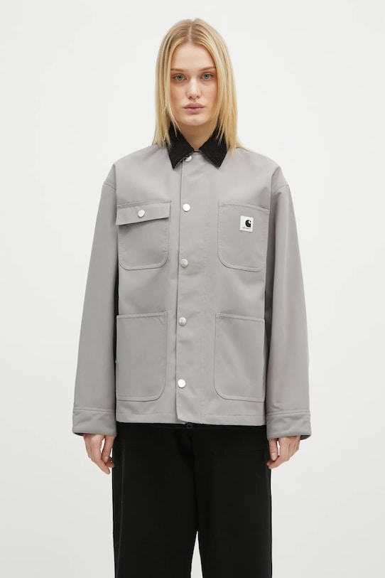 Carhartt WIP jacket Clapton Jacket other gray I034425.2NZXX