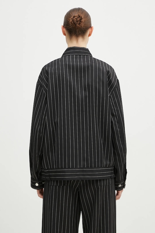 Odzież Carhartt WIP kurtka z domieszką wełny Seaton Jacket I034449.2MBXX czarny