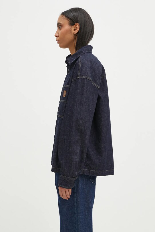 Bunda Carhartt WIP Lovilia Shirt Jac I034461.102 námořnická modř SS25