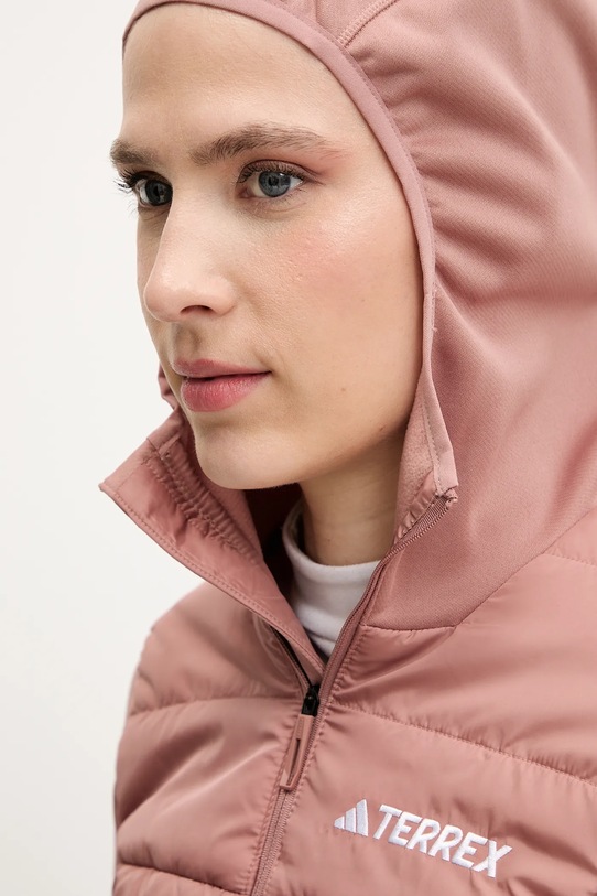 Sportovní bunda adidas TERREX Multi Hybrid JD8416 růžová