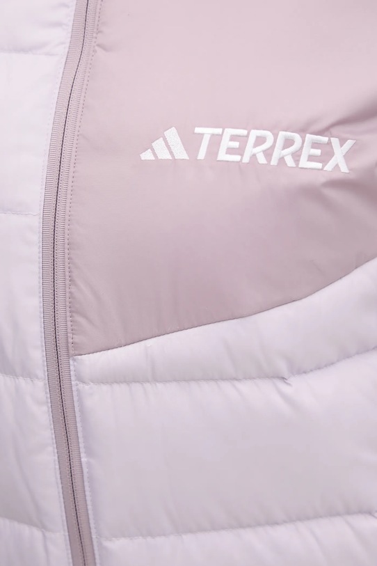 Πουπουλένιο αθλητικό μπουφάν adidas TERREX Multi JD8415 μωβ