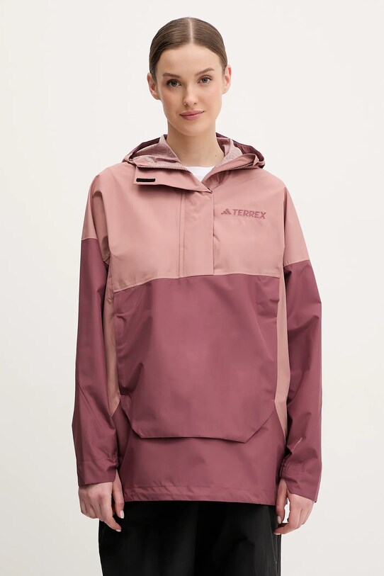 Куртка outdoor adidas TERREX Xploric без подкладки розовый JD8370