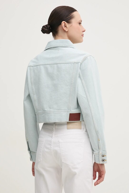 Oblečenie Rifľová bunda Pepe Jeans CROPPED JACKET PL402431PG2 modrá