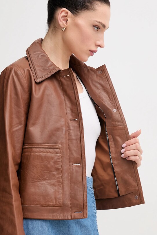 Pepe Jeans kurtka skórzana HILLARY PL402542