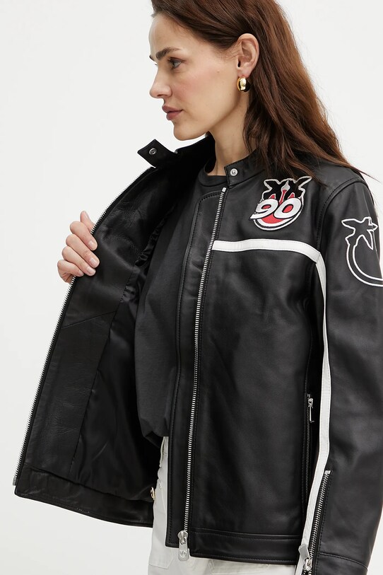 Kožená bunda Pinko 105296.A2N5