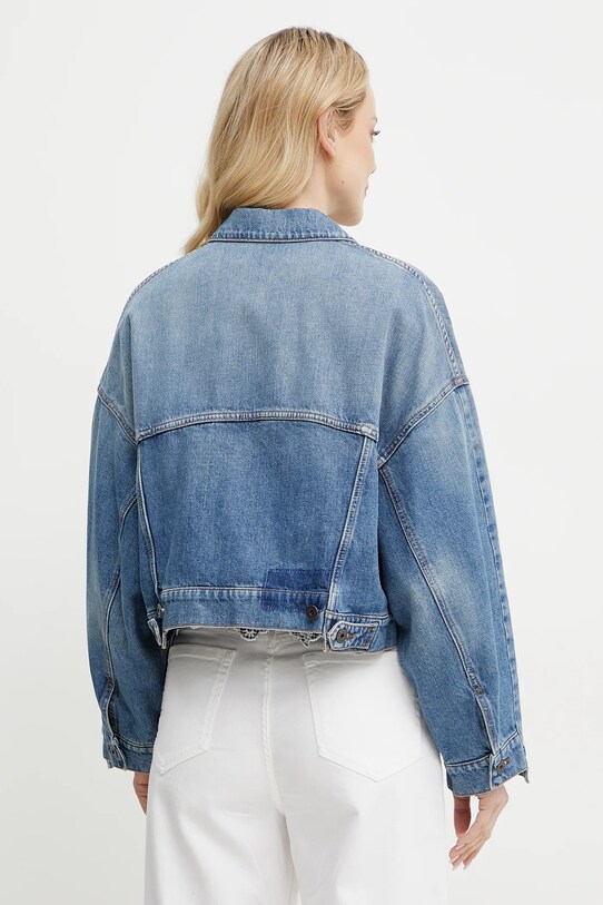 Odzież Weekend Max Mara kurtka jeansowa 2515041111600 niebieski
