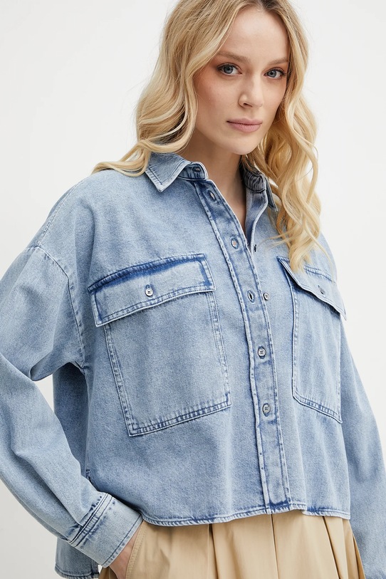 Džínová košile Weekend Max Mara 2515111151600 modrá