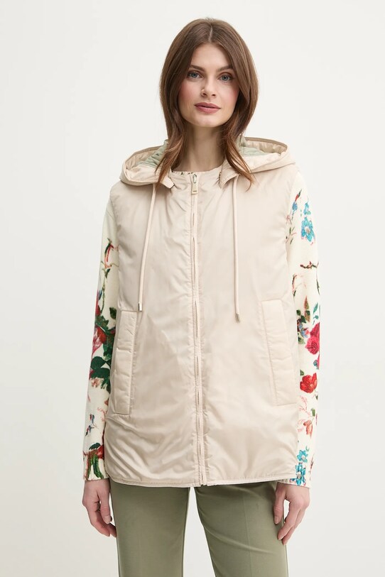 Weekend Max Mara bezrękawnik dwustronny pozostałe beżowy 2515291011600