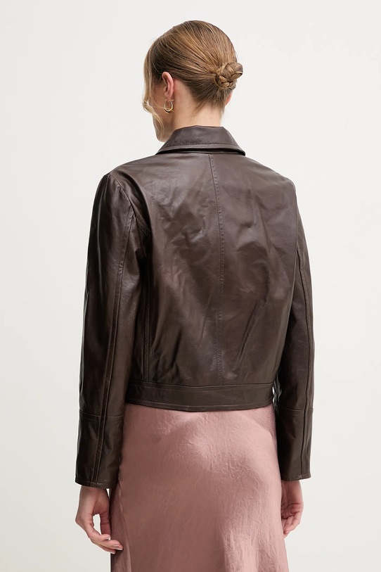 Îmbrăcăminte Weekend Max Mara geacă de piele 2515441021600 maro