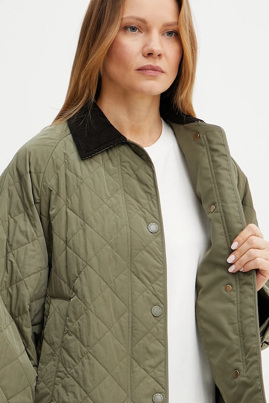 Weekend Max Mara kurtka z domieszką wełny 2515481071600 zielony