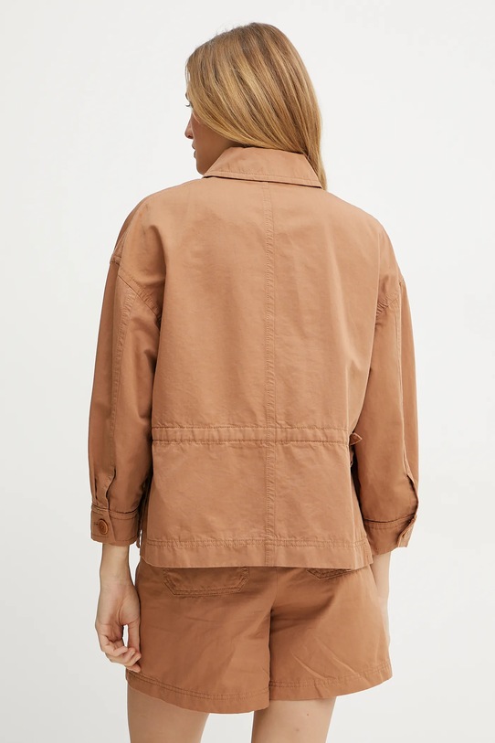 Îmbrăcăminte Weekend Max Mara geacă din amestec de in 2515041072600 maro