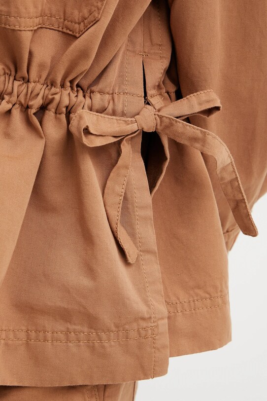 Weekend Max Mara geacă din amestec de in 2515041072600 maro