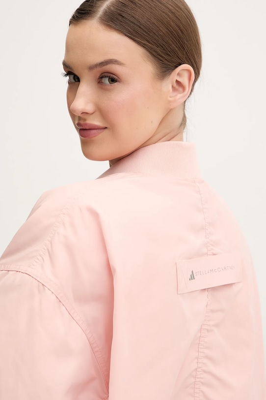 adidas by Stella McCartney geacă bomber roz JF8467