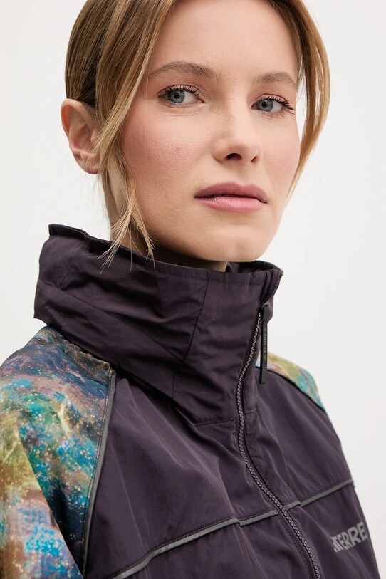 adidas TERREX wiatrówka x National Geographic JD5837 fioletowy