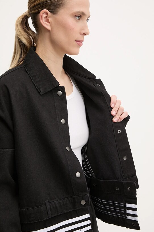 Τζιν μπουφάν adidas Originals DENIM TRACK TOP JJ3095