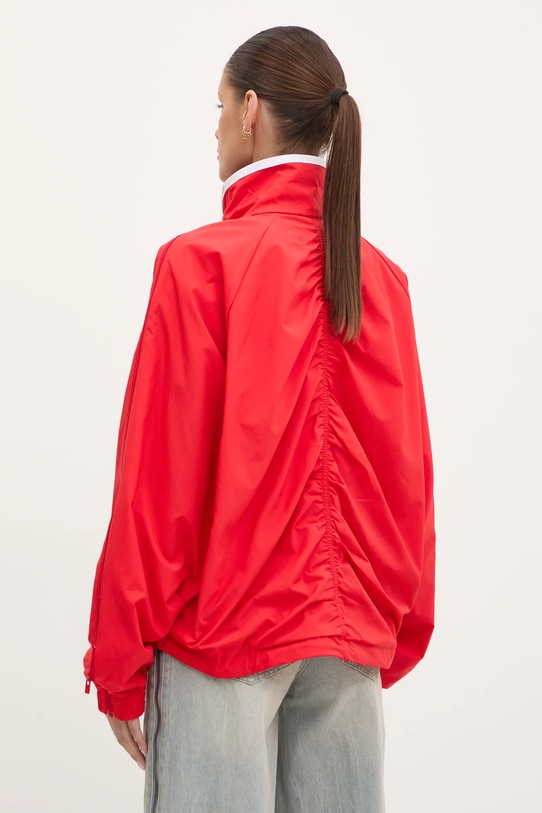 Ρούχα Μπουφάν adidas Originals WOVEN TT ZIP JX9203 κόκκινο