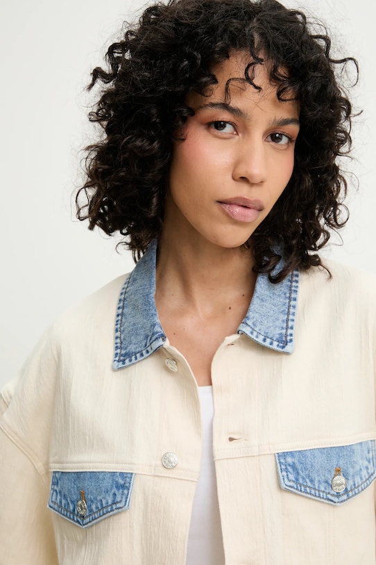 Moschino Jeans kurtka beżowy 0509.3717