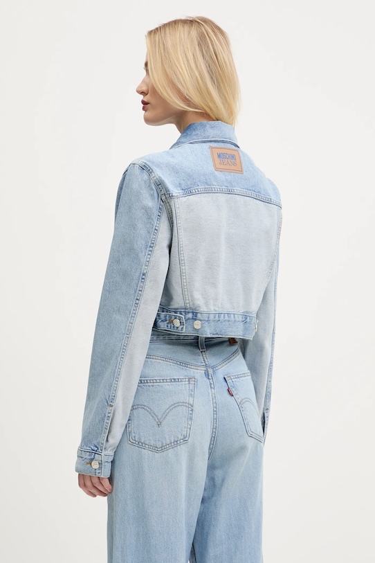 Ρούχα Τζιν μπουφάν Moschino Jeans 0503.3719 μπλε