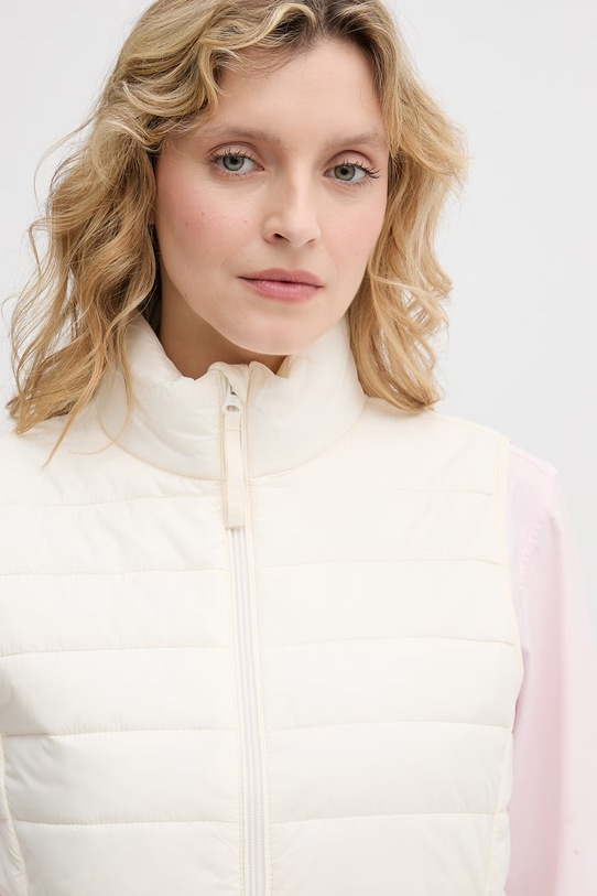 United Colors of Benetton bezrękawnik beżowy 2TWDDJ00V