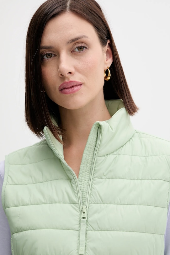 Αμάνικο μπουφάν United Colors of Benetton πράσινο 2TWDDJ00V