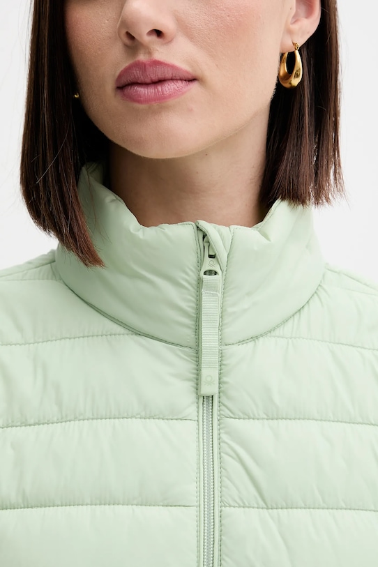 Αμάνικο μπουφάν United Colors of Benetton 2TWDDJ00V πράσινο
