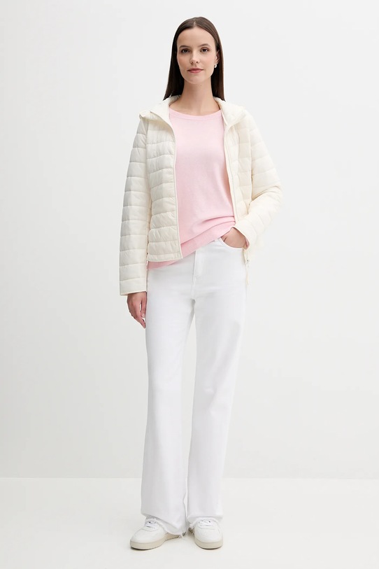 United Colors of Benetton geacă 2TWDDN07O bej AW25