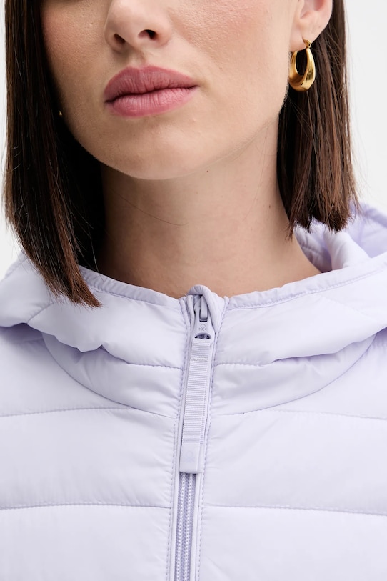 Jakna United Colors of Benetton 2TWDDN07O ljubičasta