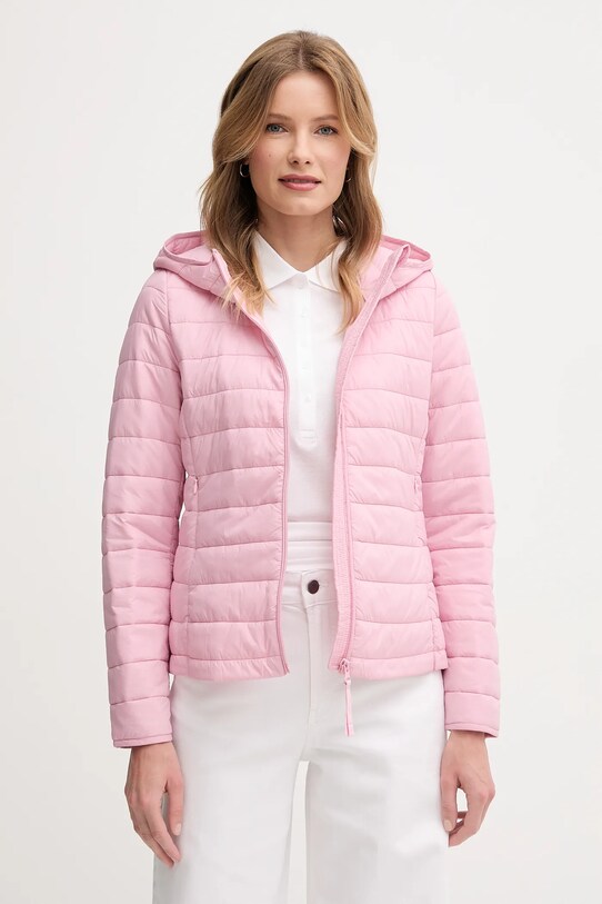 United Colors of Benetton geacă cu captuseala roz 2TWDDN07O