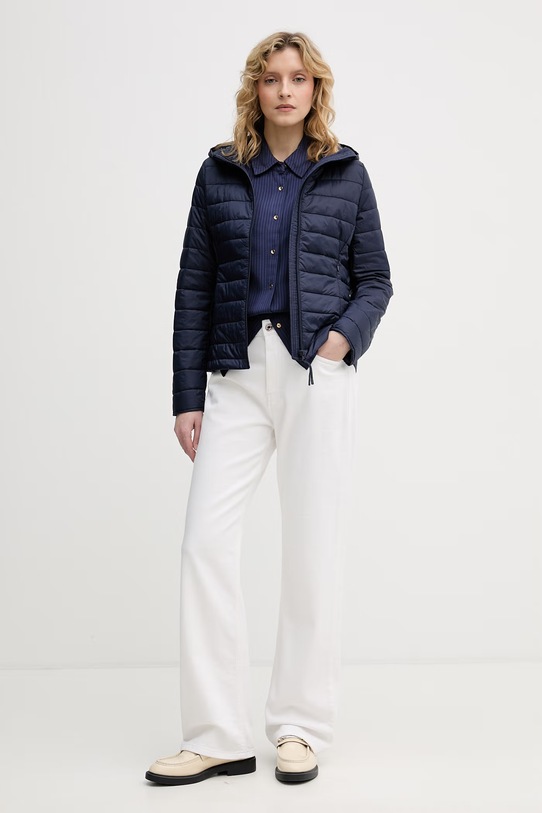 United Colors of Benetton kurtka przejściowa 2TWDDN07O granatowy SS26