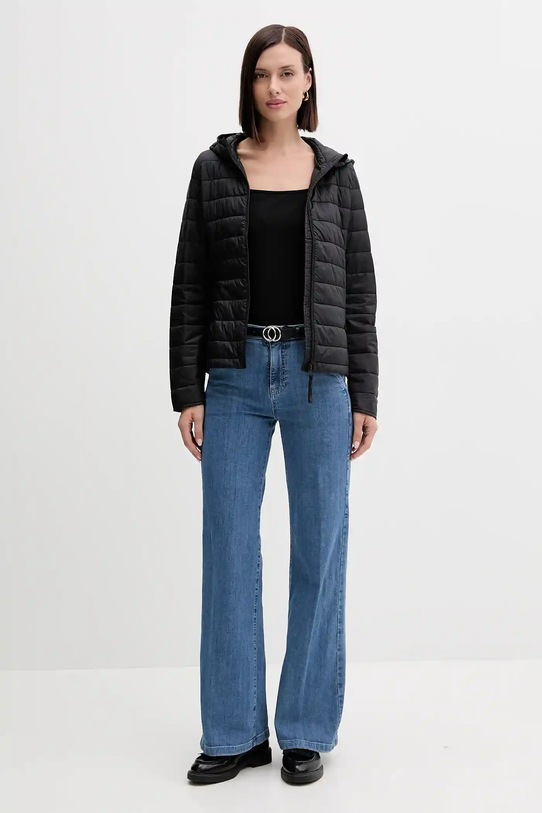 United Colors of Benetton geacă 2TWDDN07O negru AW25